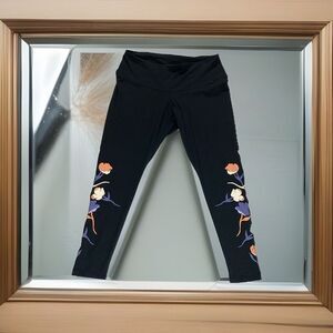 Adidas Women's Plus Size 3X Floral Graphic‎ Tights H49930 Black